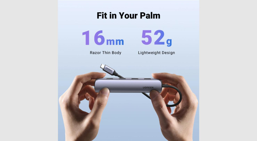 UGREEN USB-C to 4*USB 3.0+HDMI Adapter