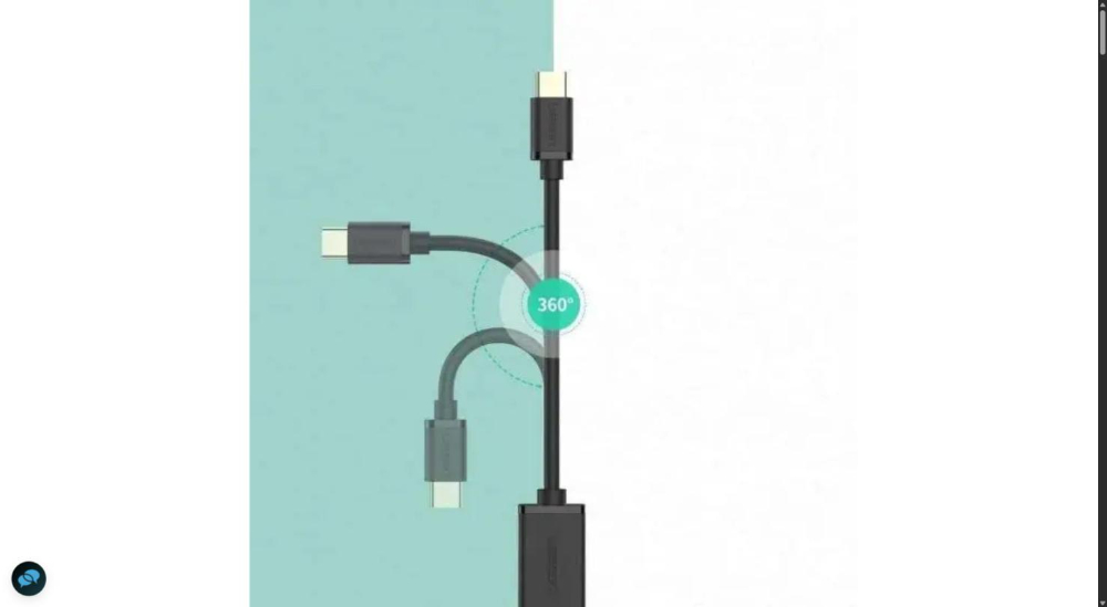 UGREEN USB-C Male to USB 3.0 A Female Cable (Black)