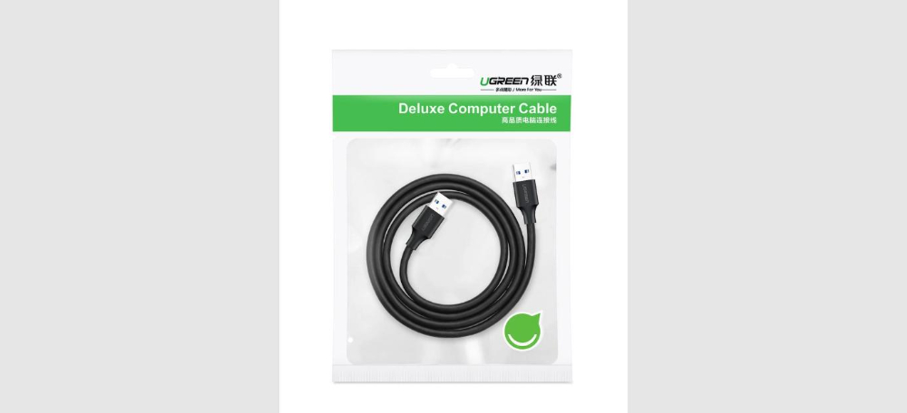 UGREEN USB 2.0 A Male to A Male Cable 1m (Black)