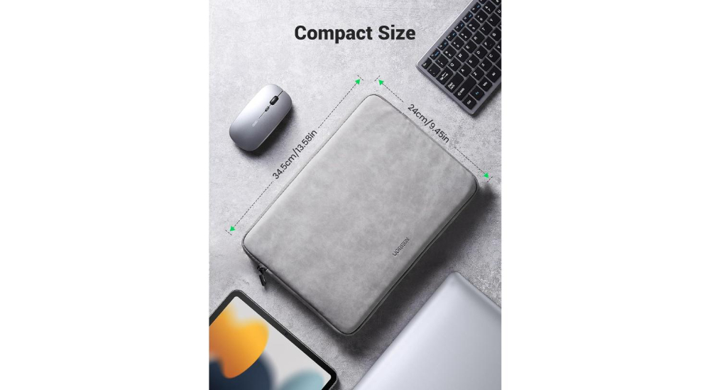 UGREEN LP437 13.3" - 13.9" Laptop Case Storage Bag -GRAY