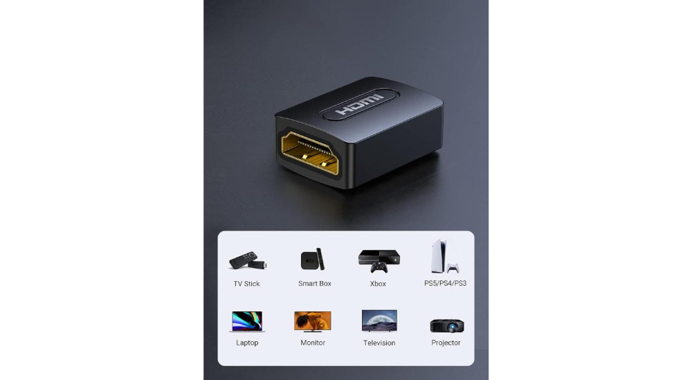 UGREEN HDMI Female to Female Adapter (Black)