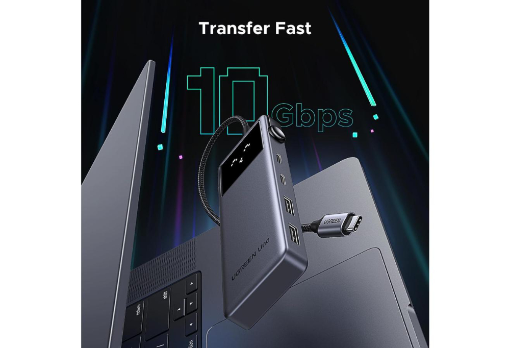 UGREEN 6 -In -1 UNO Docking Station- USB-C To | USB 3.2, PD, 100W, 2*USB