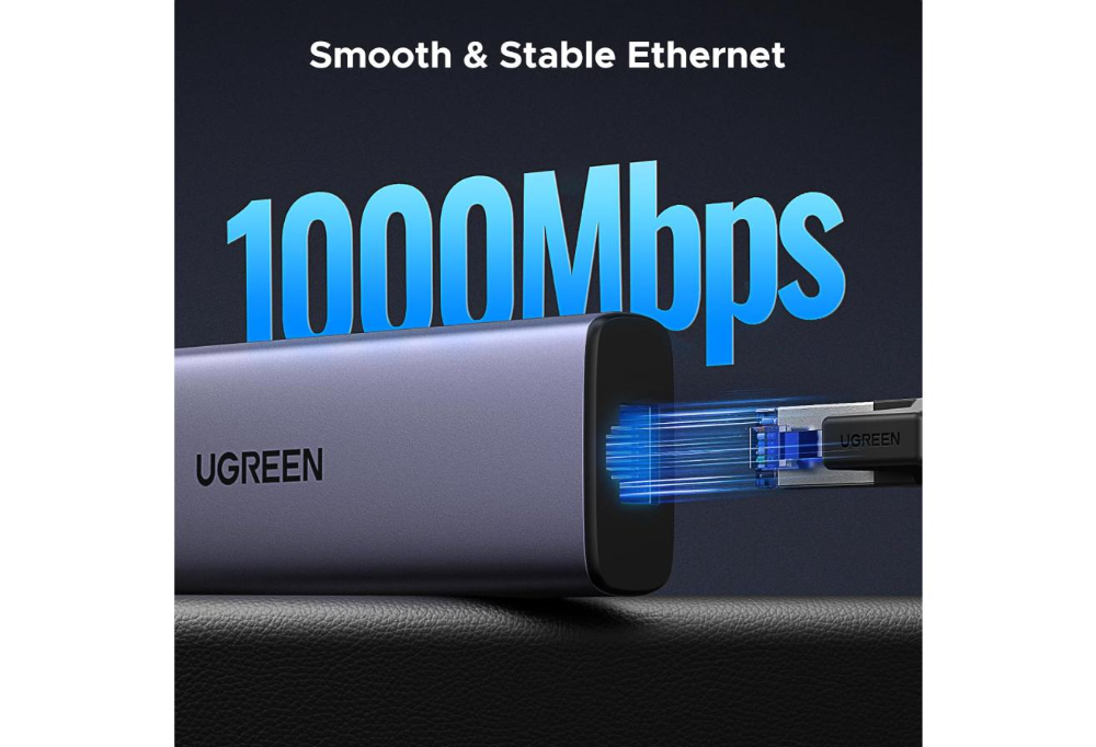 UGREEN 6-in-1 USB-C Hub | 4K, PD, 100W