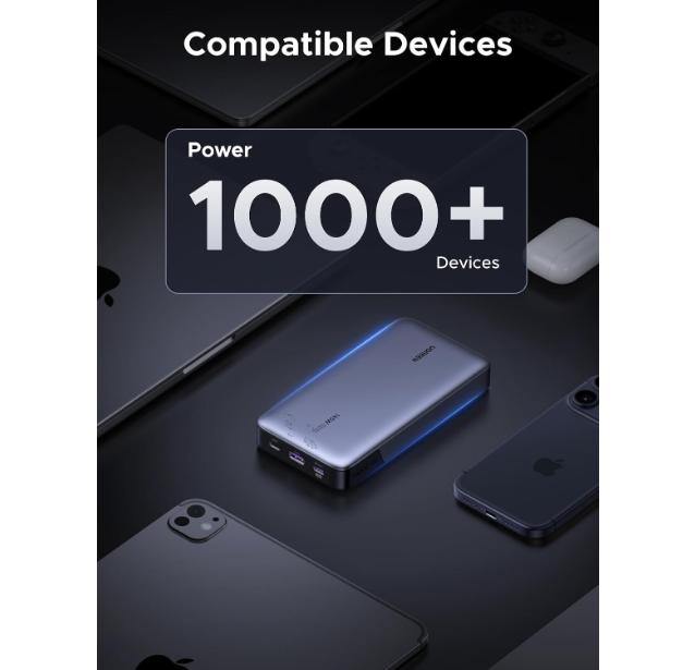 UGREEN 25000mAh 145W Two-way Fast Charging Laptop Portable Power Bank-Black