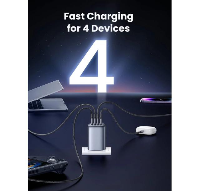 UGREEN Nexode S 100W 4-Port GaN Fast Charger UK