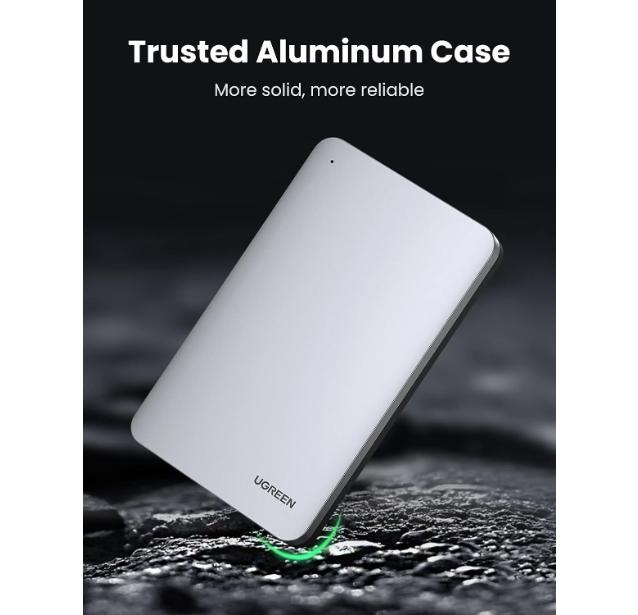UGREEN USB-C HDD Enclosure Aluminum | USB 3.1