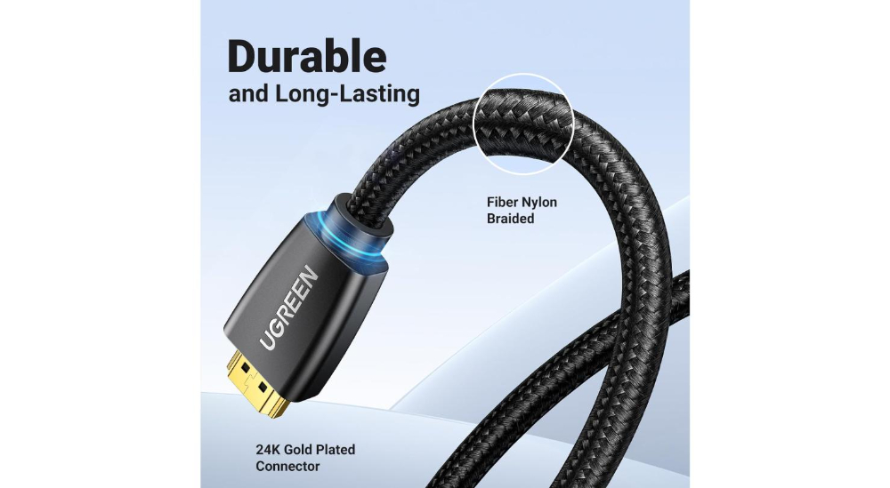 UGREEN HDMI 4K Cable 1.4 Full Copper Male to Male 1.5m