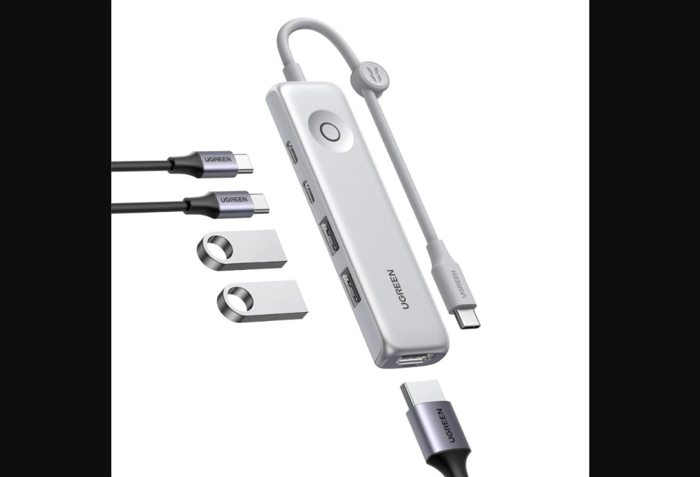 UGREEN CM251 5-in-2 (DUAL) USB-C MAC docking - HDMI 4k UHD/100W PD