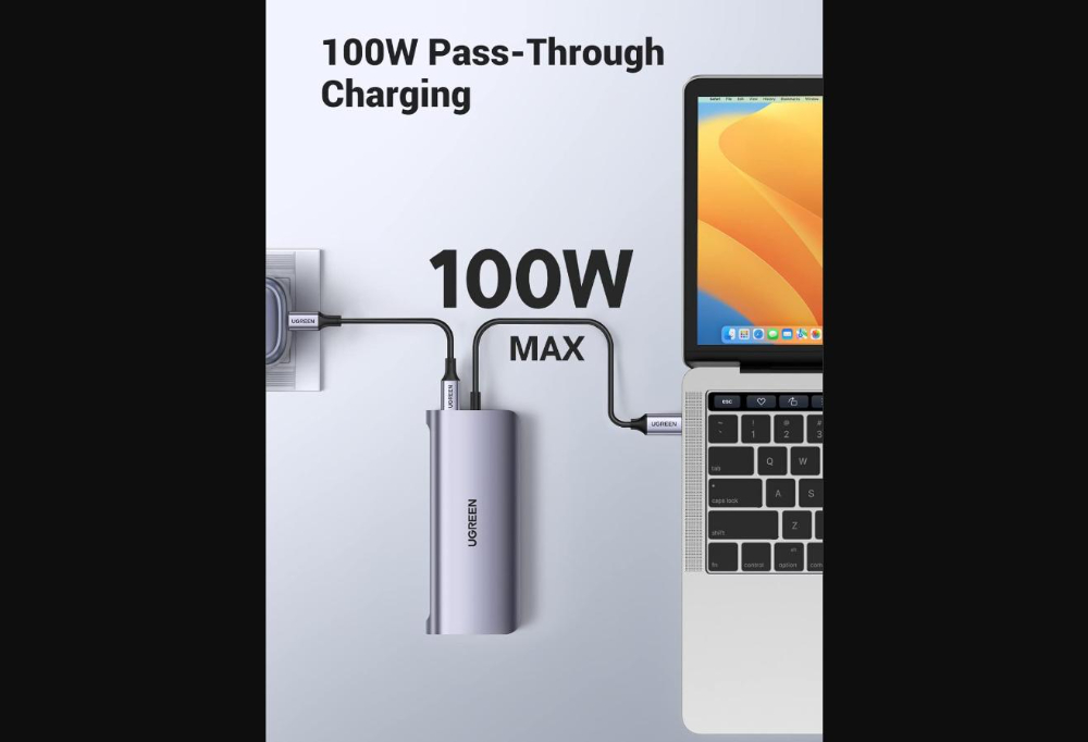 UGREEN CM498 10-In-1 USB-C Docking Station HDMI/VGA/RJ45/SD/TF/PD