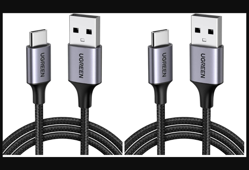 UGREEN USB-A to USB-C Fast Charging Cable 3A Max Black 2m