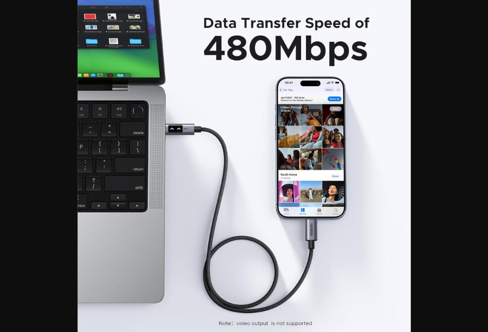 UGREEN Uno USB-C to USB-C PD Fast Charging Cable 3m