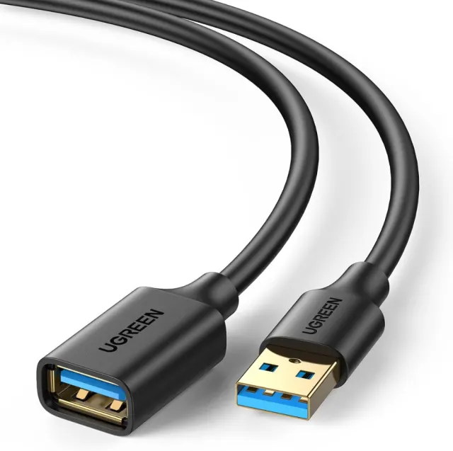 UGREEN USB Extender, USB 3.0 Extension Cable Male to Female USB Cable High-Speed Data Transfer  5M