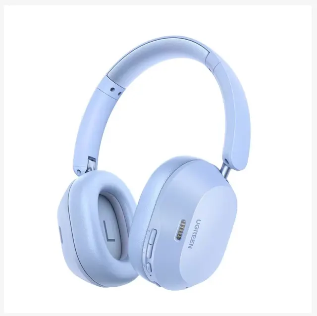 UGREEN HiTune Max5C Headphones Wireless 75H Playtime, Adaptive Noise Cancelling, Hi-Res Sound Bluetooth 5.4 Over-ear Headsets, Custom EQ & Multiple Function via App, On-ear Earphones