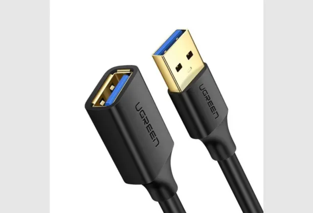 UGREEN USB 3.0 Extension Male Cable 1.5m (Black)