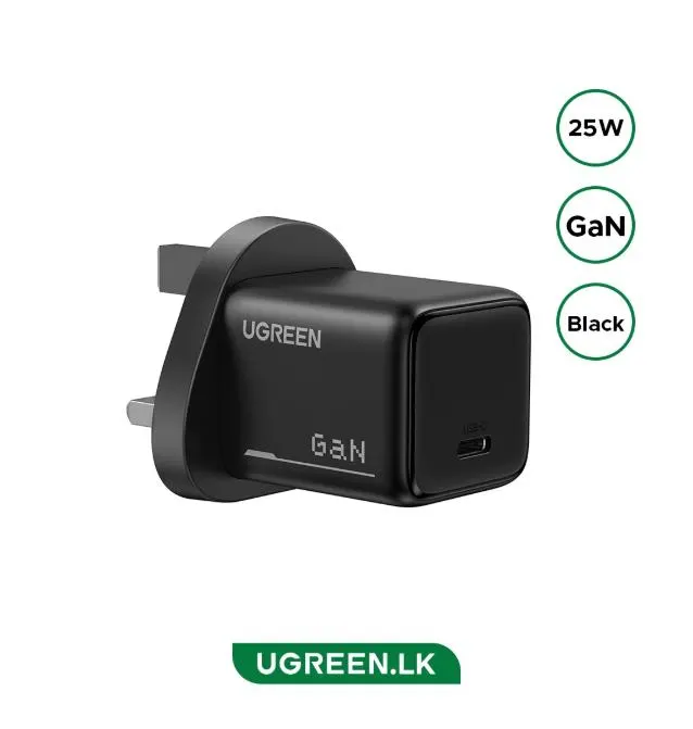 UGREEN 25W USB-C GaN Fast Charger Set UK