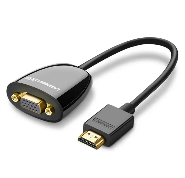 UGREEN HDMI to VGA Converter without Audio -Black