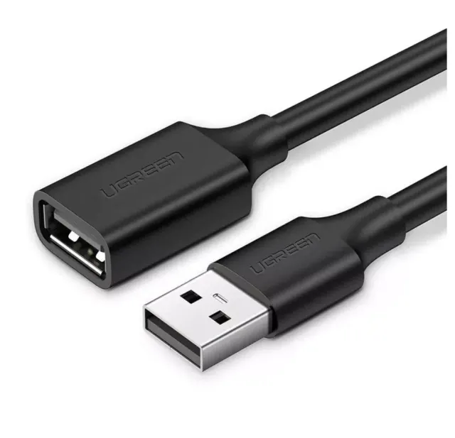 UGREEN USB 2.0 A Male to A Female Cable 1.5m (Black)