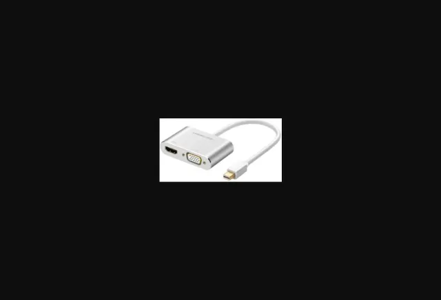 UGREEN Mini DP to HDMI + VGA Converter -Silver