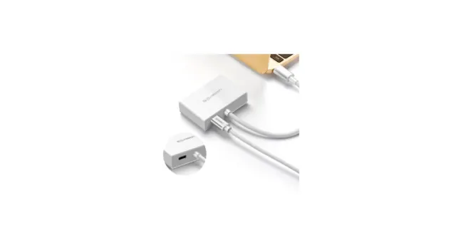 UGREEN USB Type C to HDMI + VGA Converter (White)