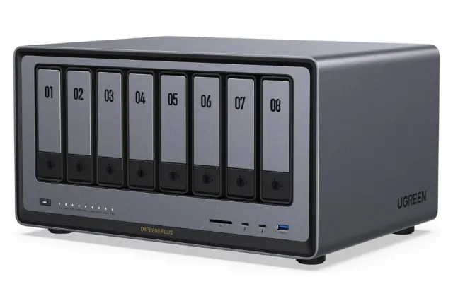 UGREEN DXP8800 Plus 8-Bay High performance desktop NAS | 8K, 2x10GbE, 2x M.2