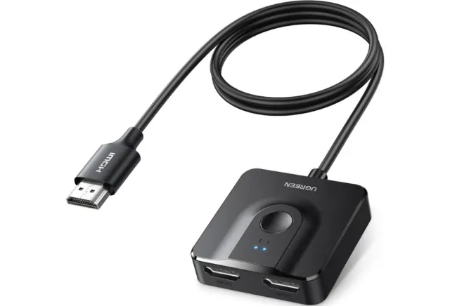 UGREEN 2 In 1 Out HDMI Switcher 4K@60Hz