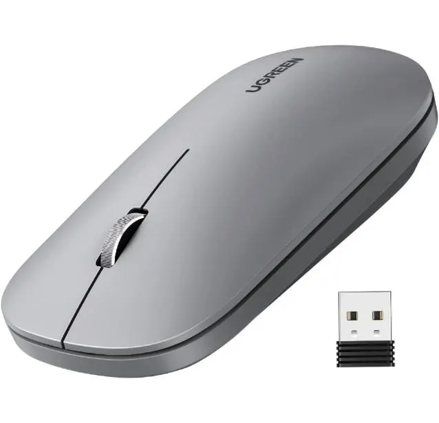 UGREEN 2.4G Wireless Mouse Moonlight Gray - MU105